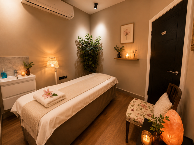 Private treatment room at AcuZen London